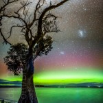 Aurora Australis from Mortimer Bay